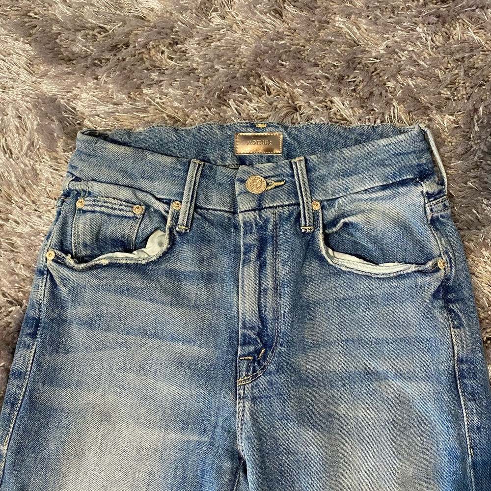 MOTHER The Looker Ankle Step Fray Skinny Jeans - Picture 5 of 12
